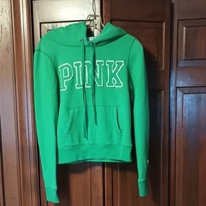 PINK Victoria's Secret Vibrant Green Hoodie